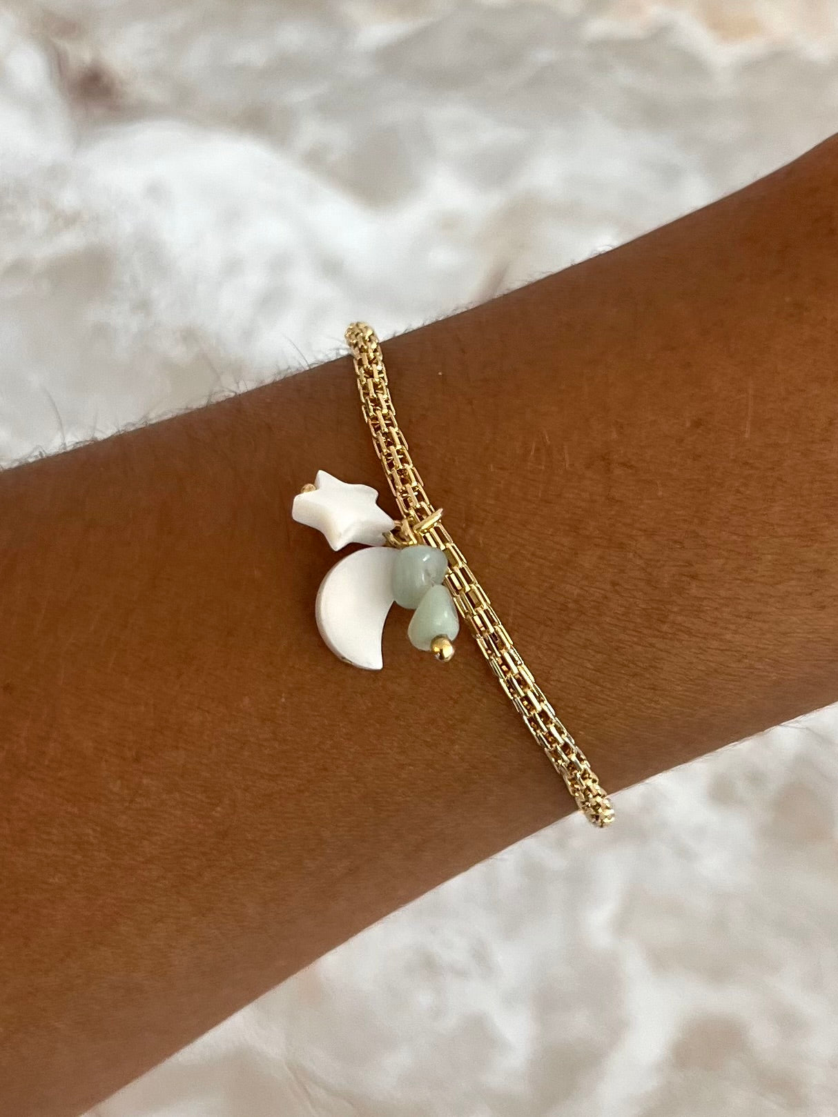 Moonstar Mint Bracelet