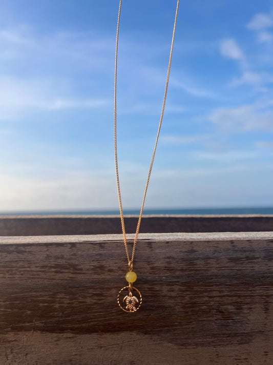 Tortuga Yellow Necklace