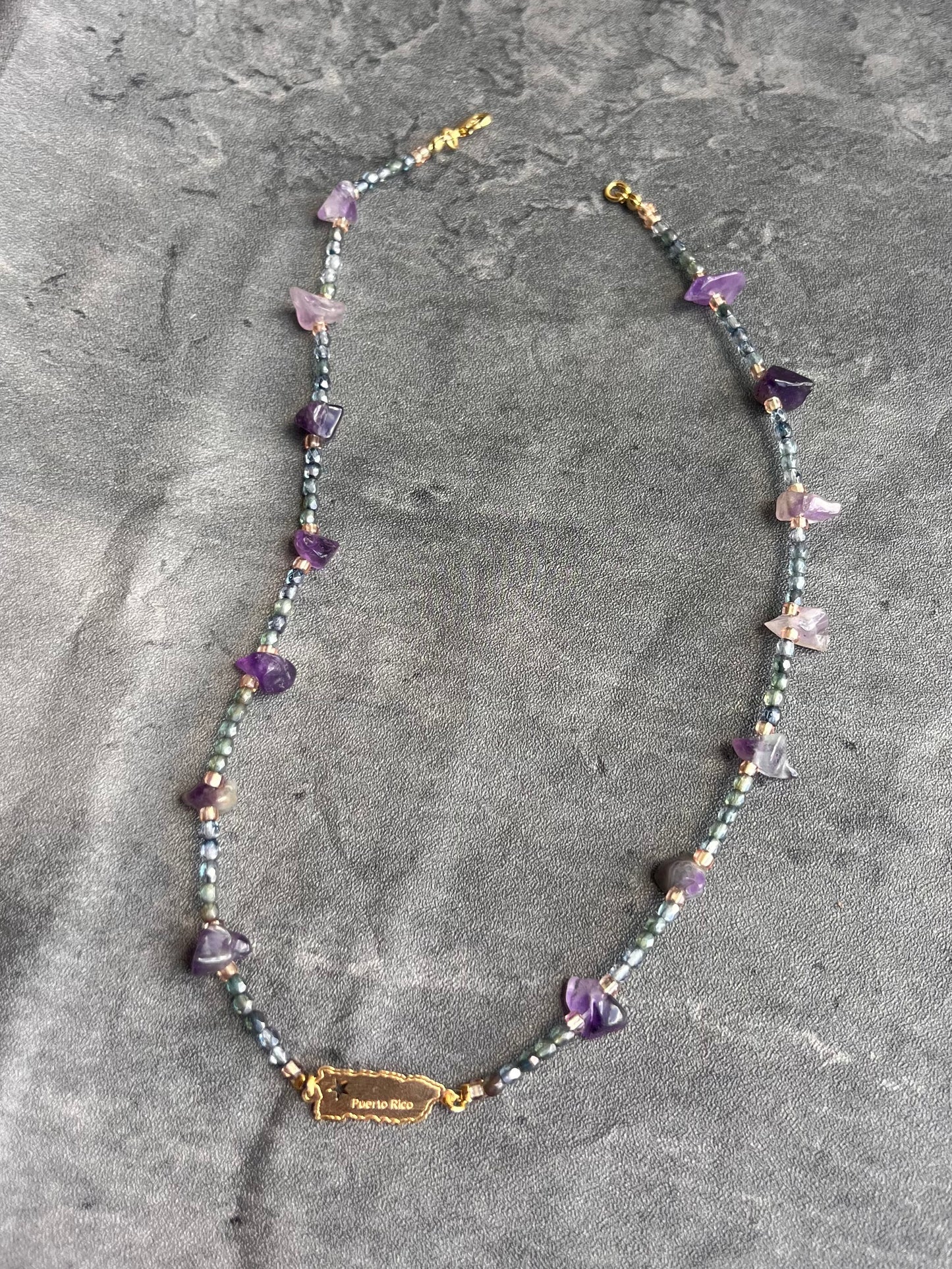 PR Map Violet Necklace
