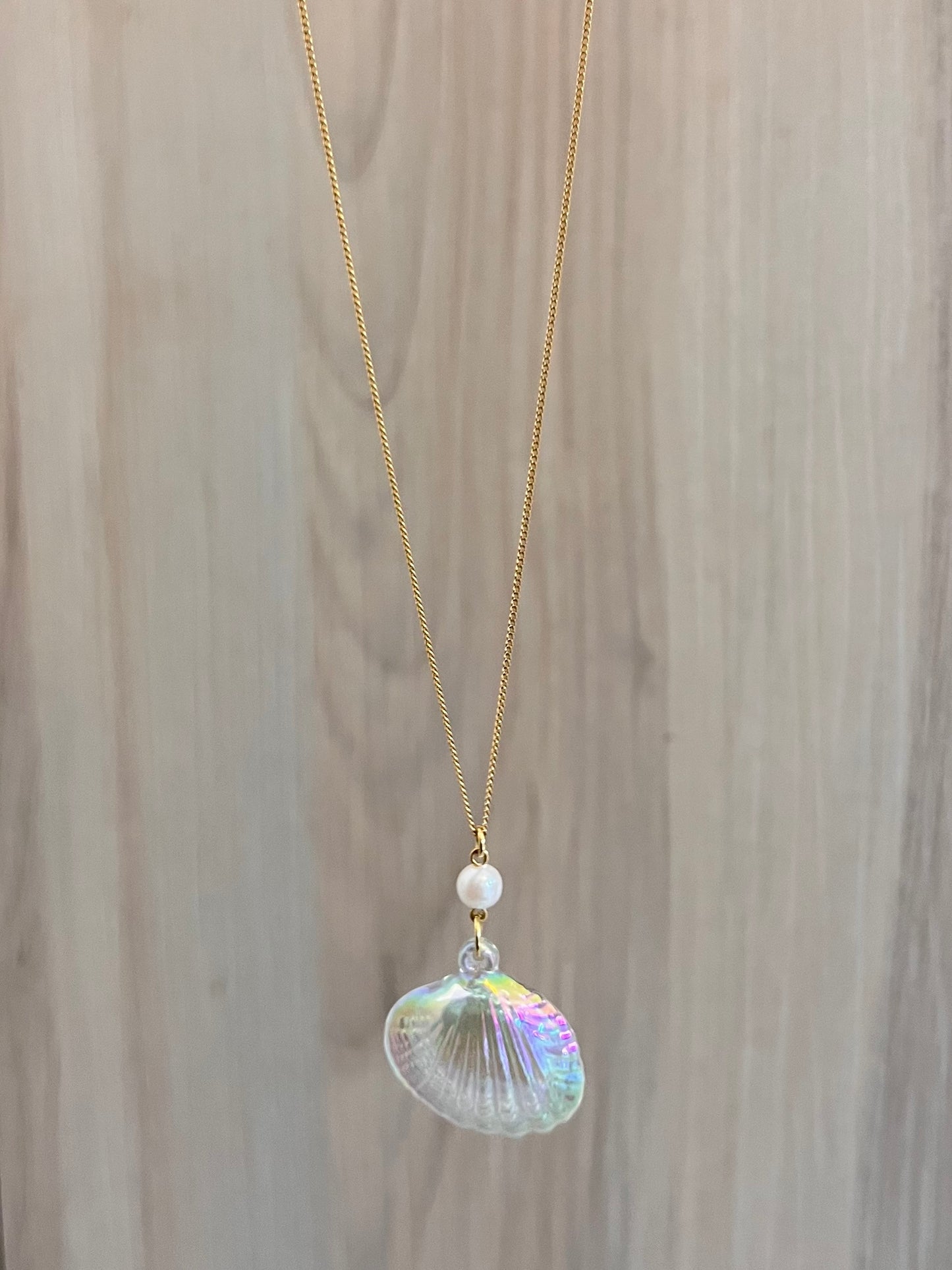 Tornasol Seashell Pearl Necklace