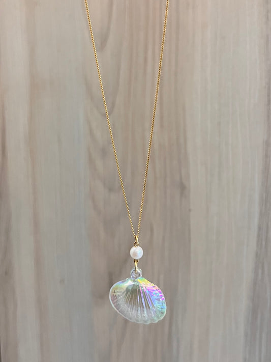 Tornasol Seashell Pearl Necklace