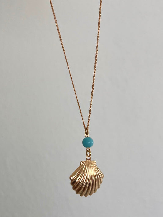 Seashell Blue Necklace