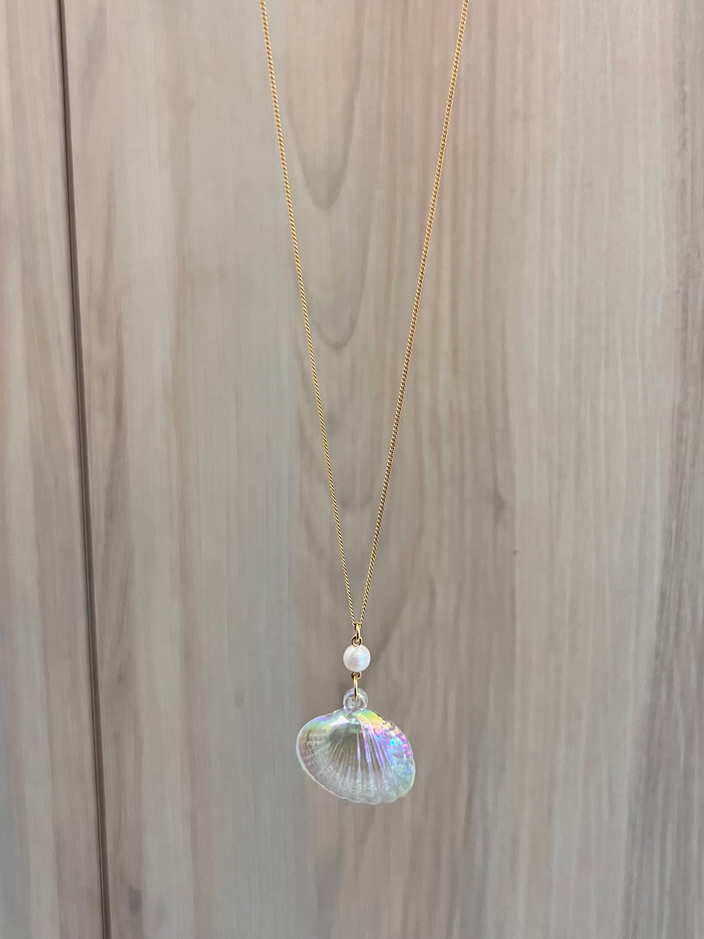 Tornasol Seashell Pearl Necklace