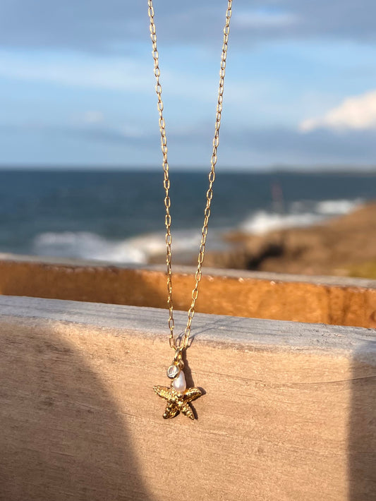 Starfish Pearl Choker