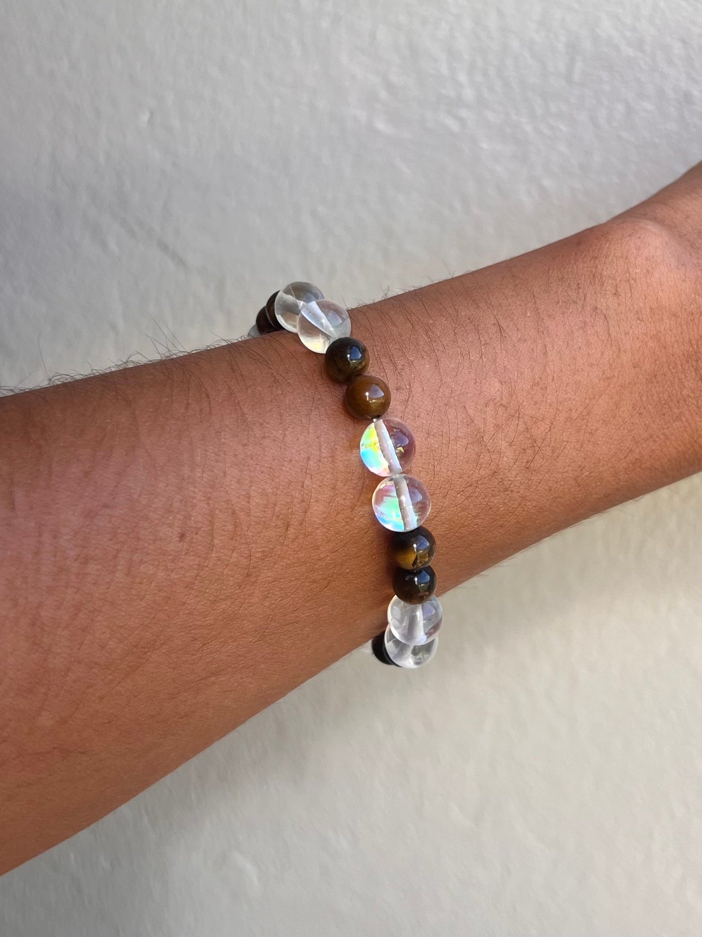 Moonstone Tiger Eye Bracelet