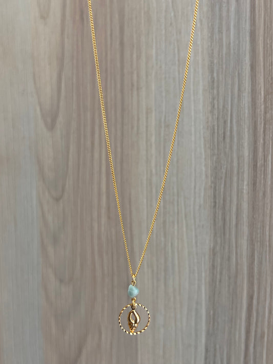 Conch Mint Necklace