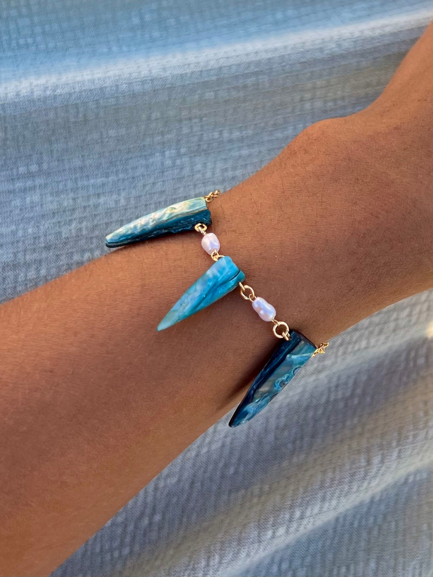 Blue Nacar Bracelet