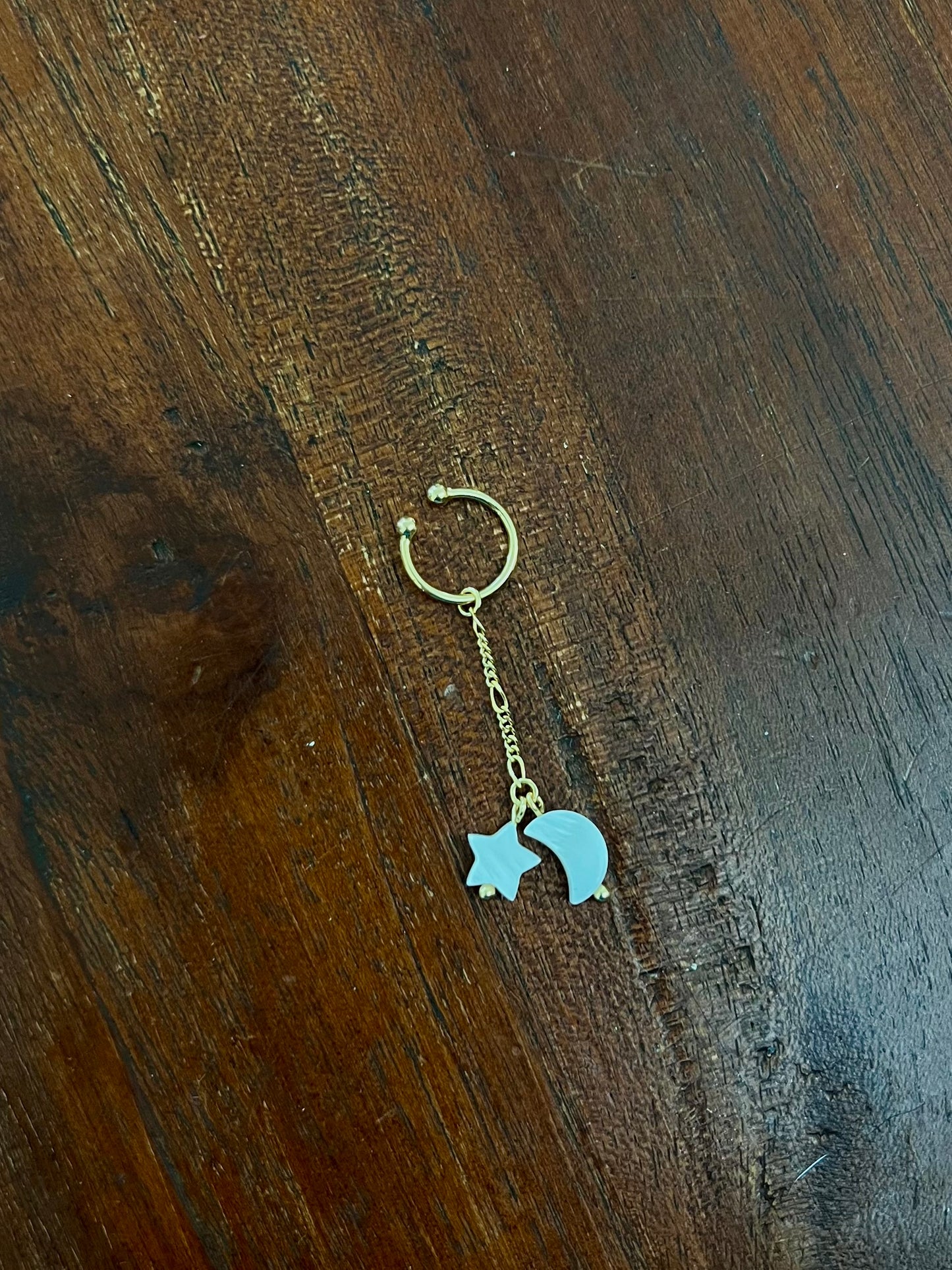 Nacar Moon Star Cuff