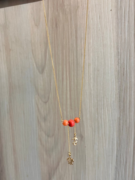 Beach Orange Necklace