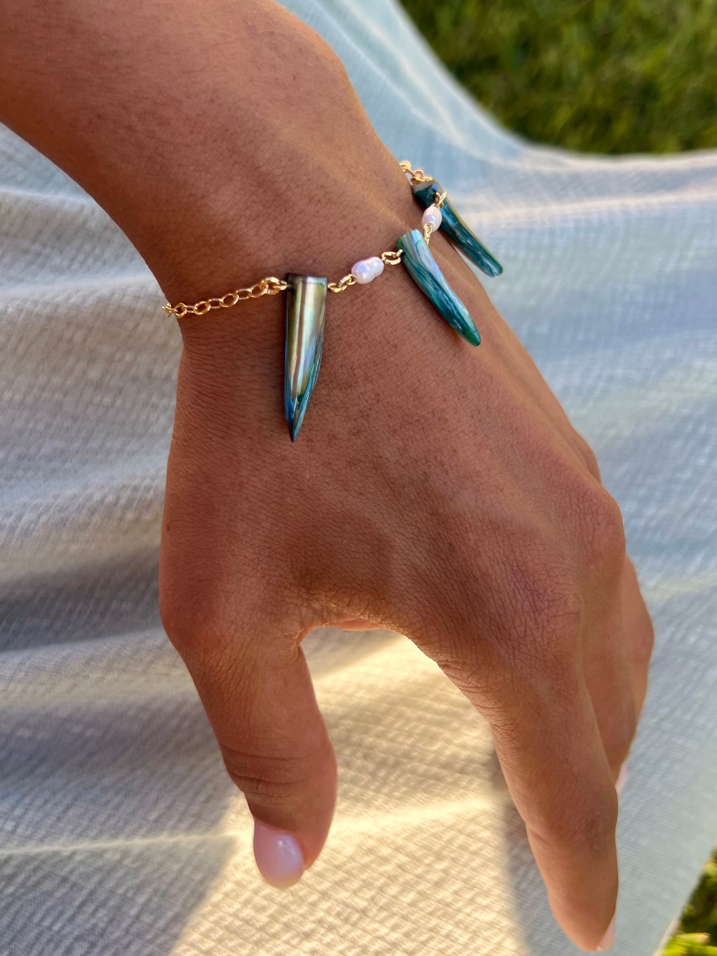 Blue Nacar Bracelet