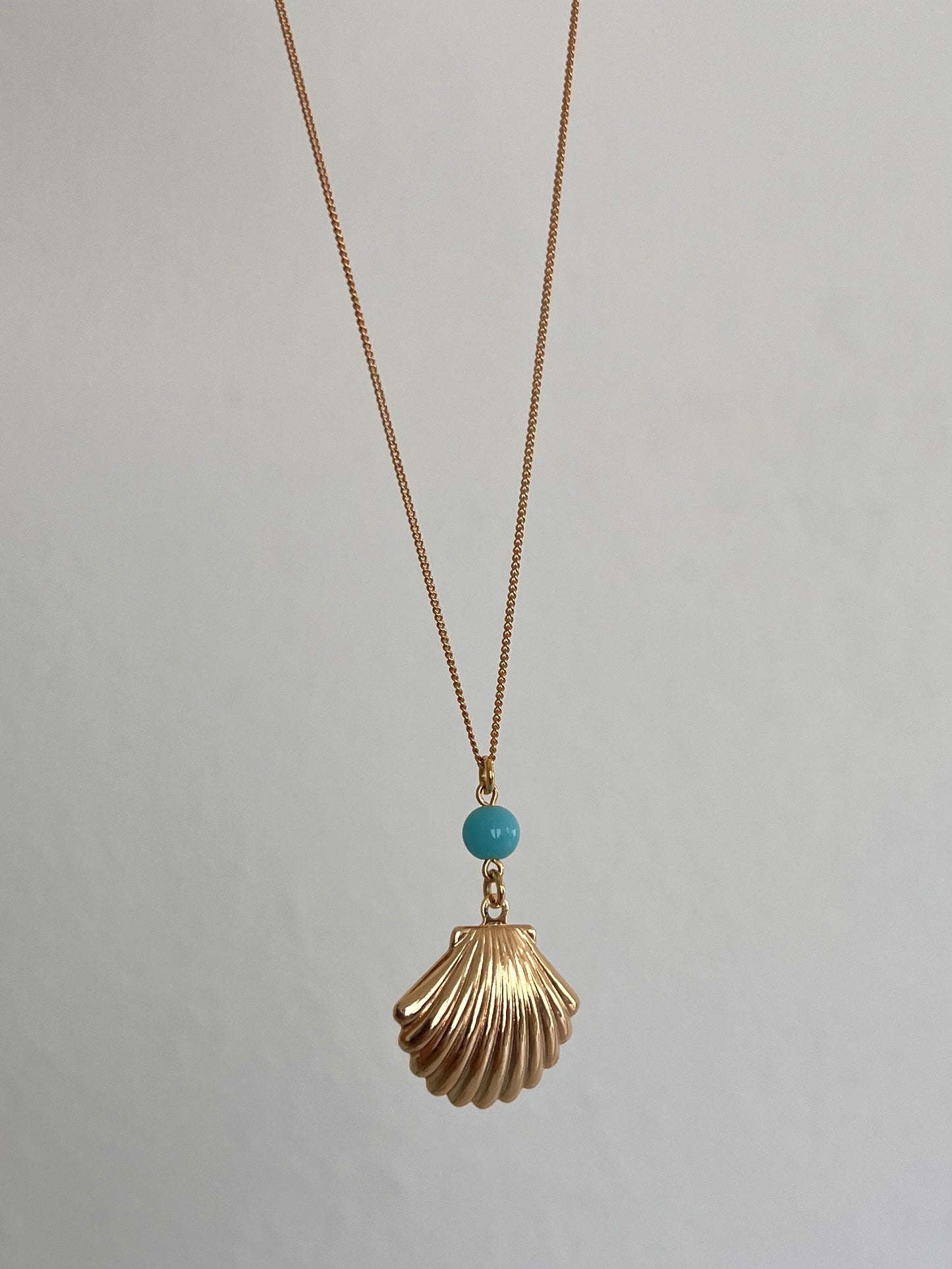 Seashell Blue Necklace