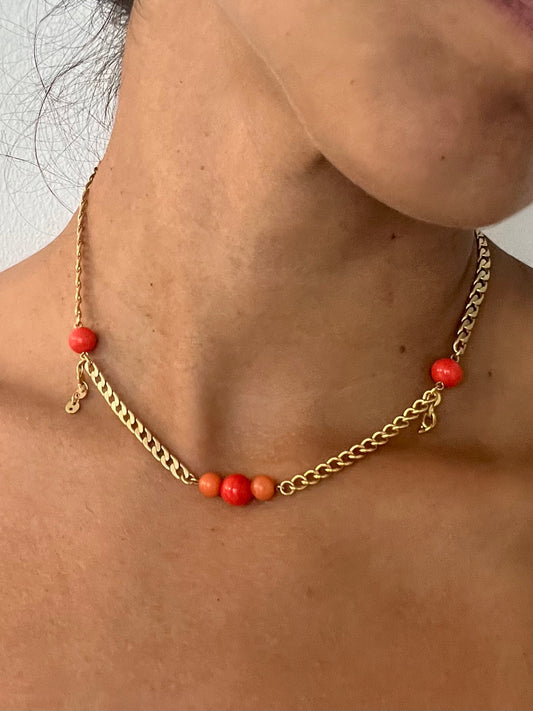 Cuban Orange Necklace