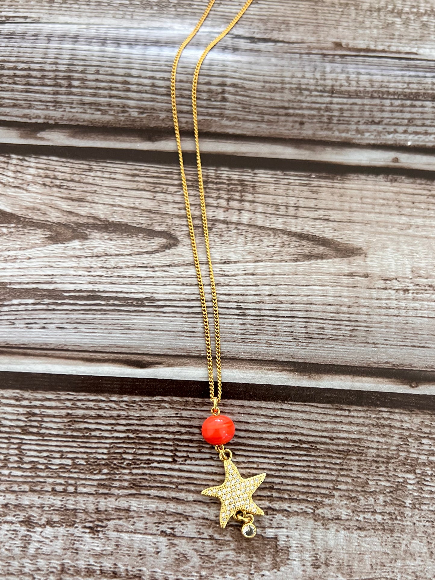 Star Orange Necklace