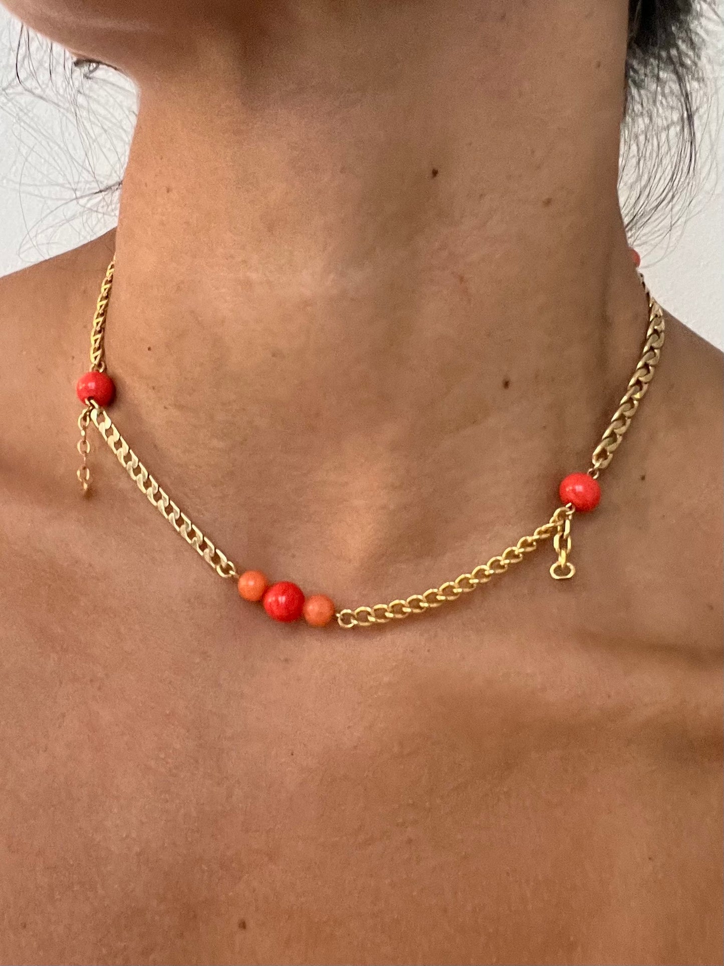 Cuban Orange Necklace