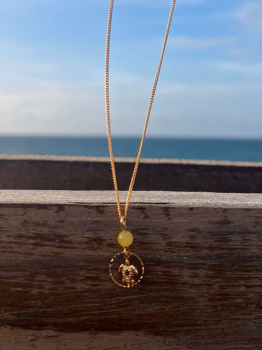 Tortuga Yellow Necklace