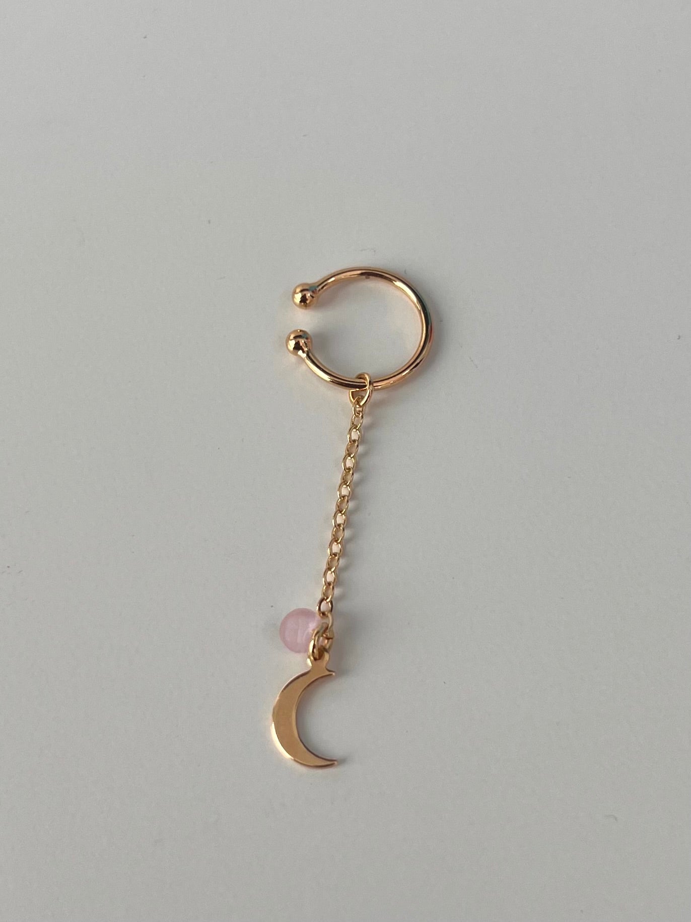 Moon Pink Chain Cuff