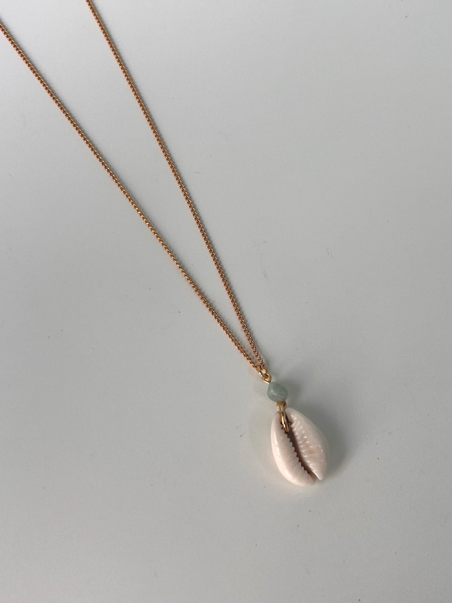 Cowrie Mint Necklace