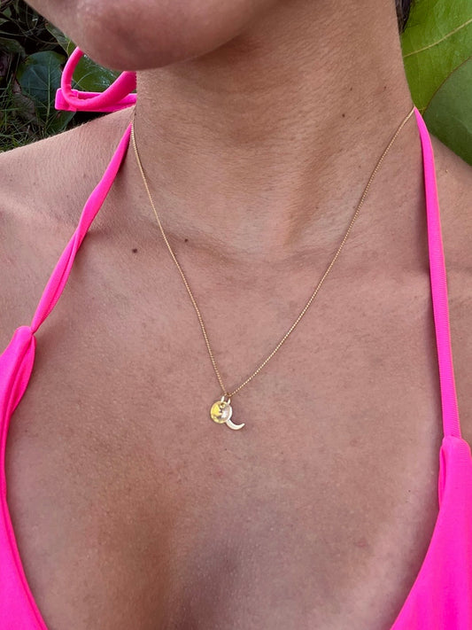 Moon Tornasol Necklace