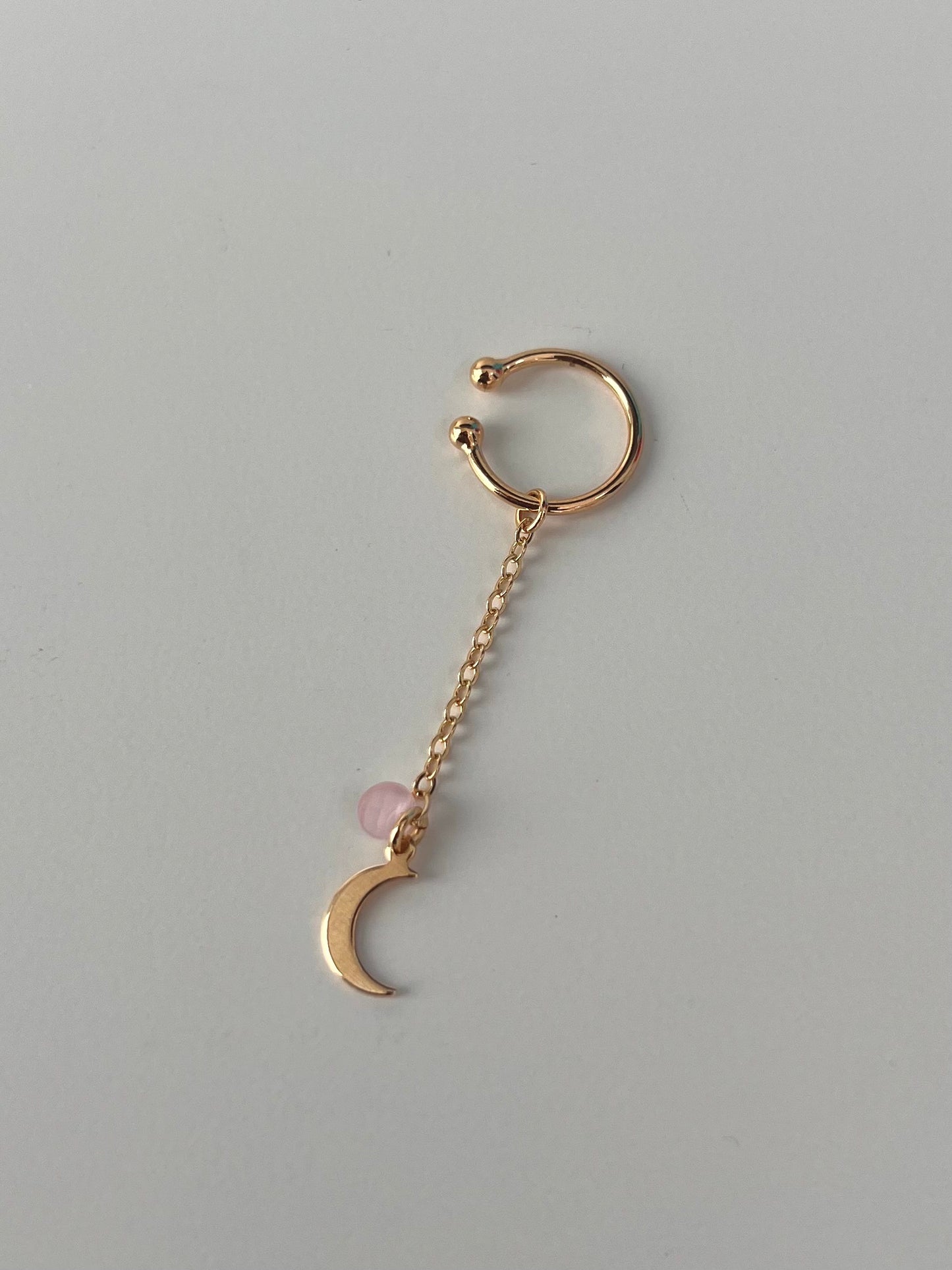 Moon Pink Chain Cuff