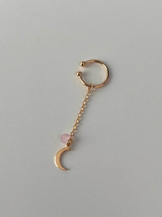 Moon Pink Chain Cuff