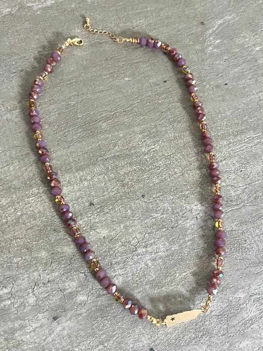 Puerto Rico Purple Necklace