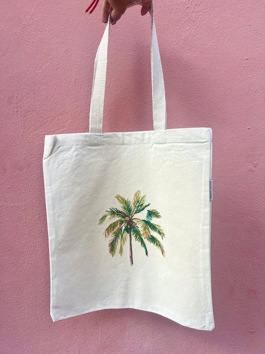 Coco Palm Tree PR Tote Bag