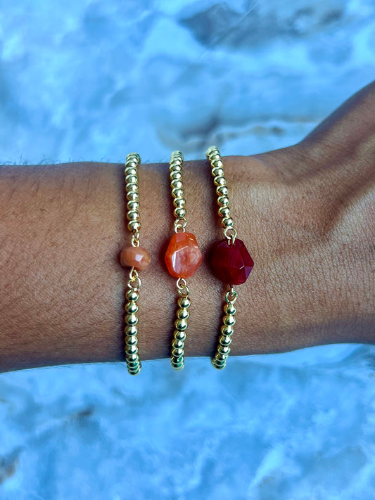 Carnelian Adjustable Bracelets