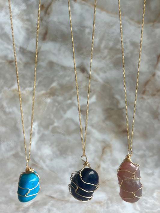 Dark Stones Necklaces