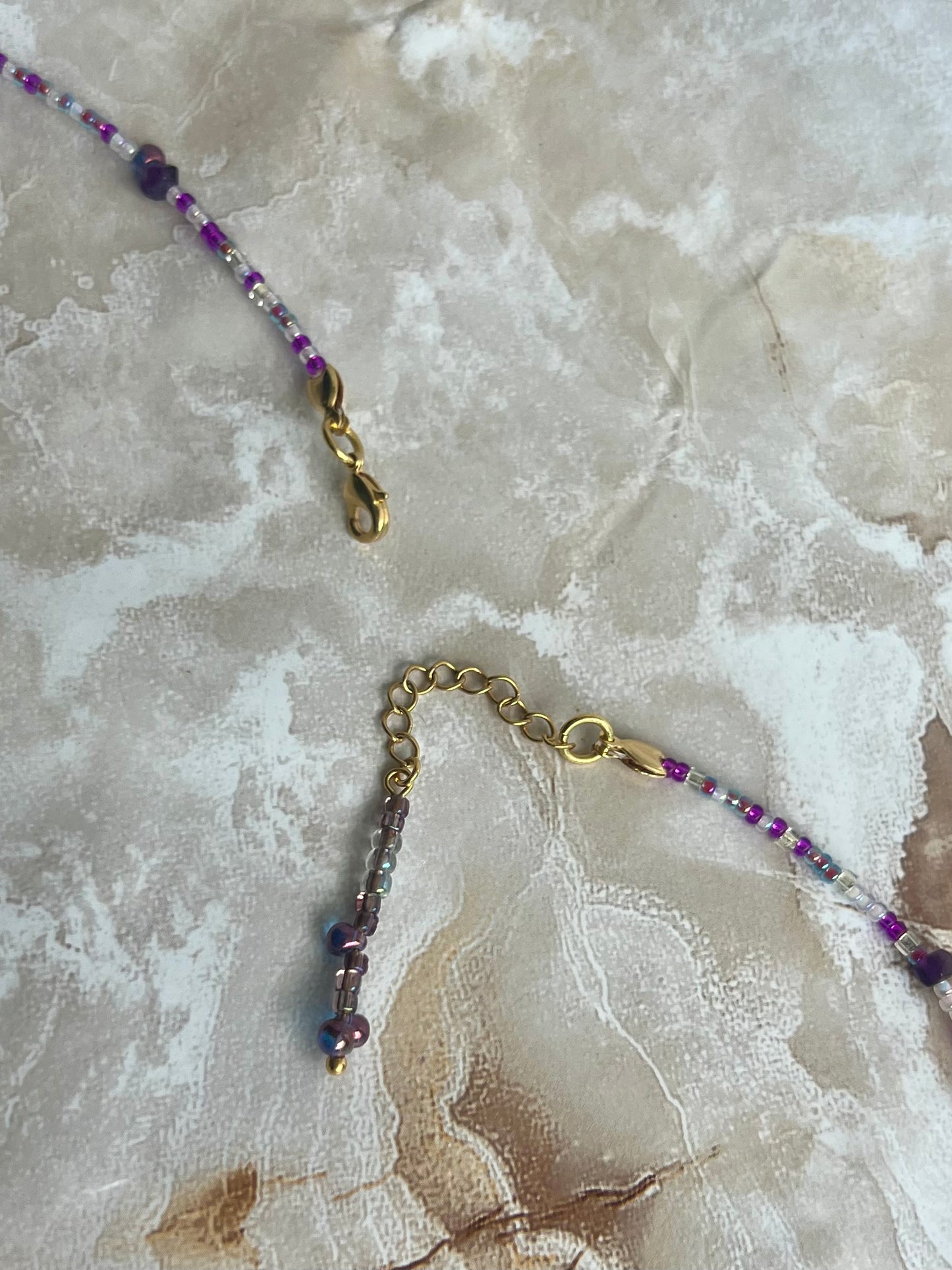 Purple Belly Chain