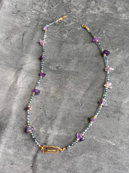 PR Map Violet Necklace