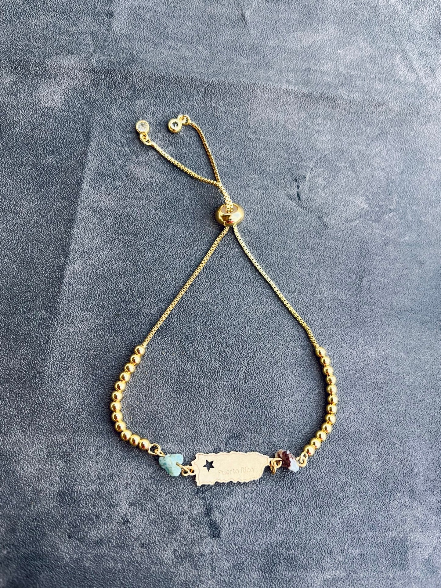 Puerto Rico Larimar Bracelet