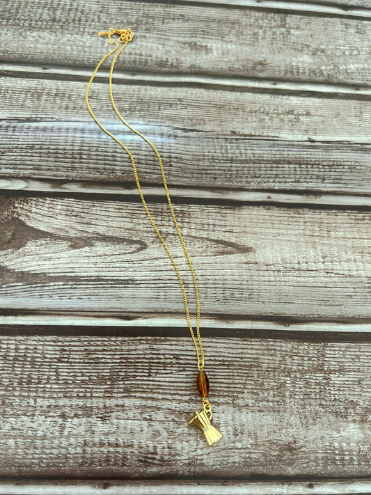Greca Brown Necklace