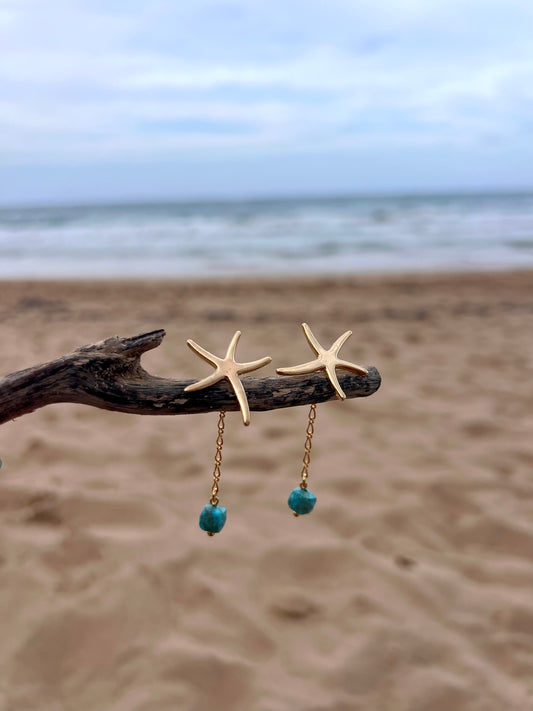 Estrella de Diciembre Earrings