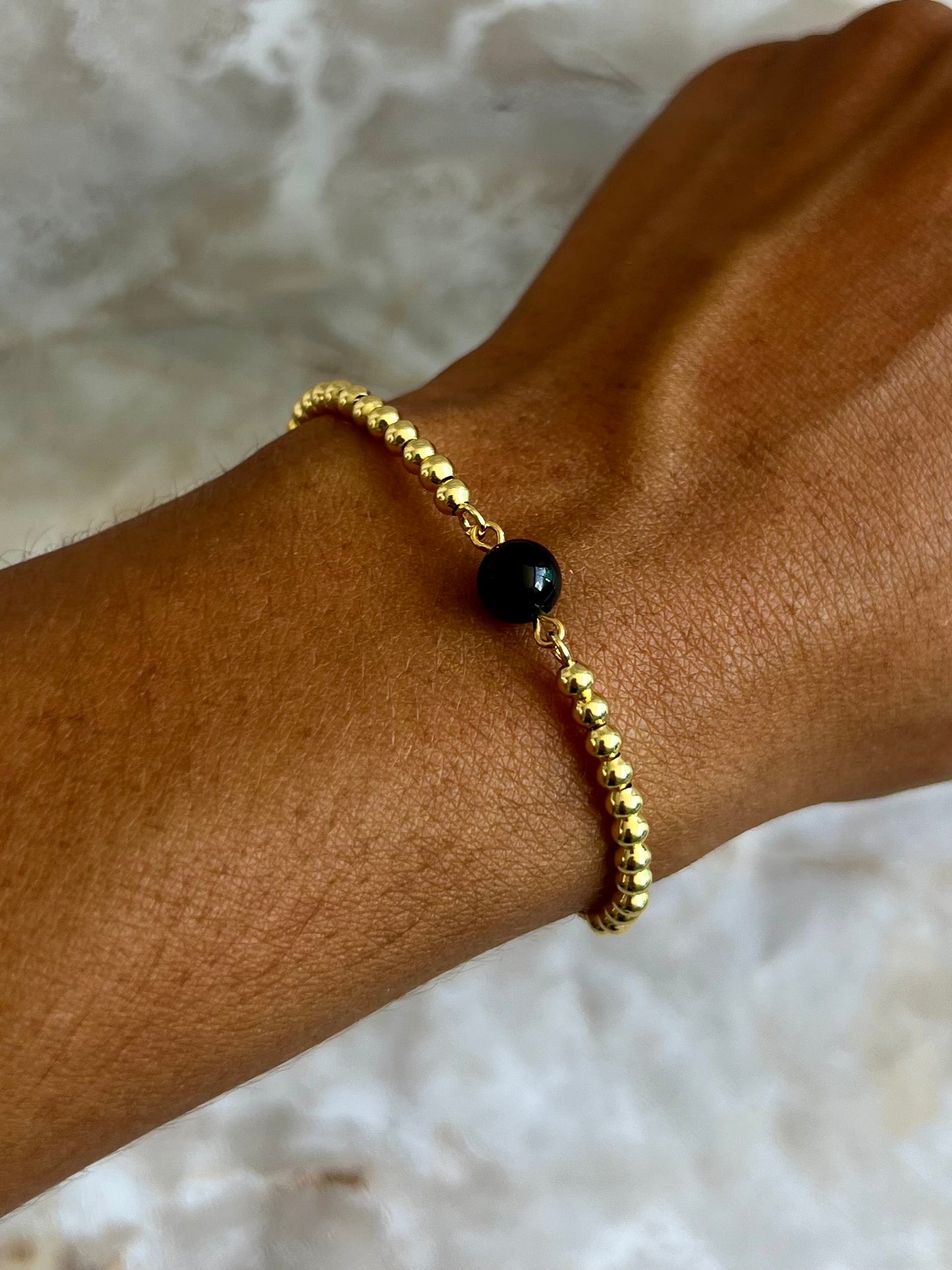 Onyx Adjustable Bracelet