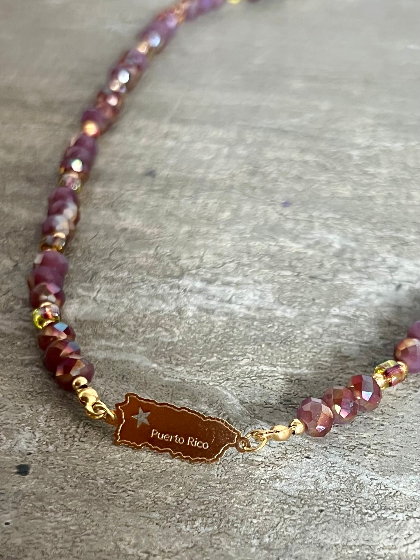 Puerto Rico Purple Necklace