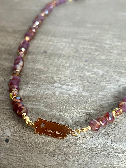 Puerto Rico Purple Necklace