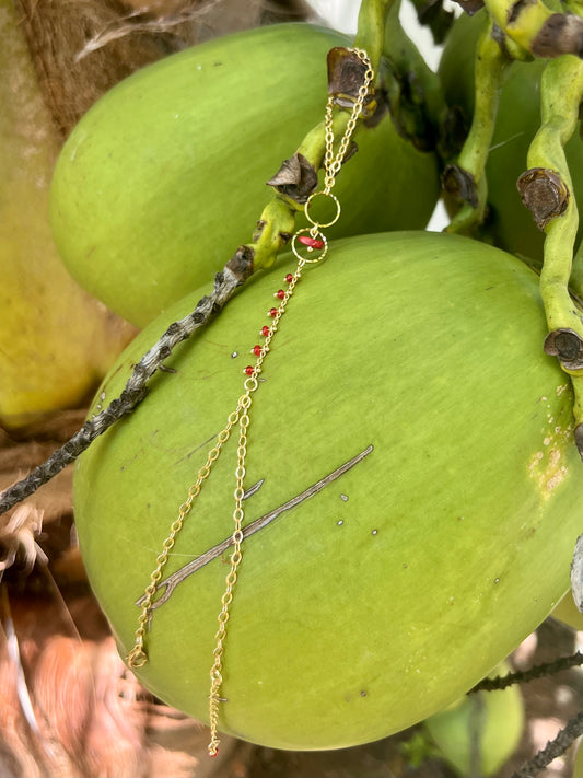 Corallium Hand Chain