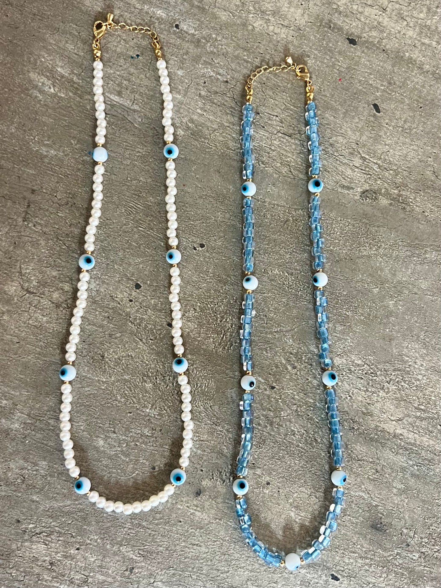 Evil Eye Beads Necklaces