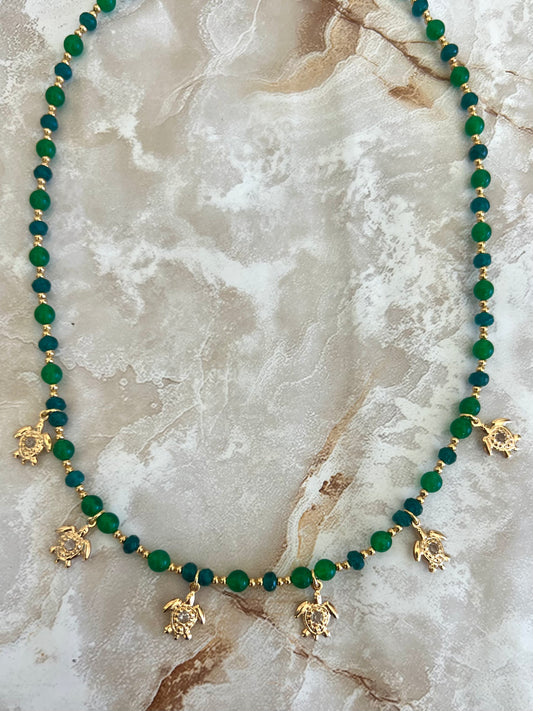 Jade Turtles Necklace