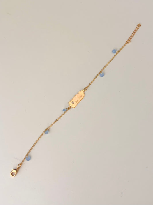 PR Map Blue Bracelet