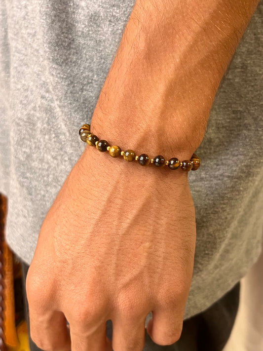 Tiger Eye Elastic Bracelet