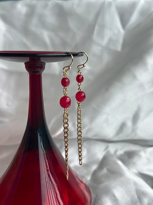 Cuban Ruby Earrings