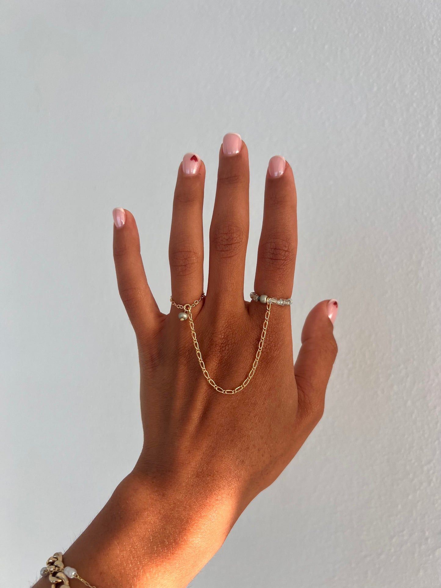 Tea Double Finger Ring