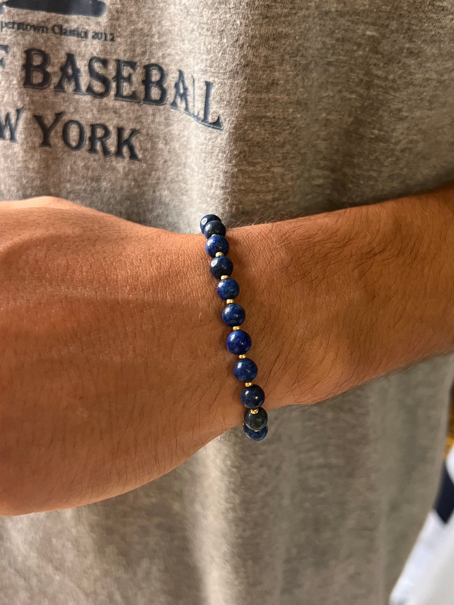 Lapis Lazuli Elastic Bracelet