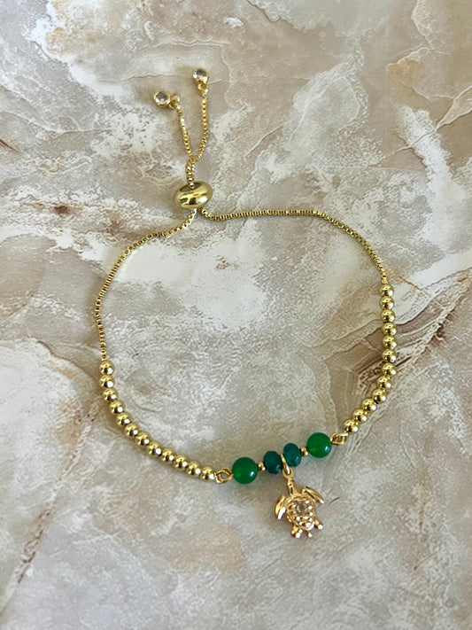 Jade Turtles Bracelet