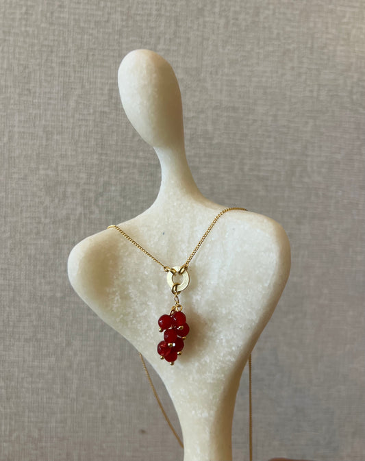 Ruby Bouquet Necklace