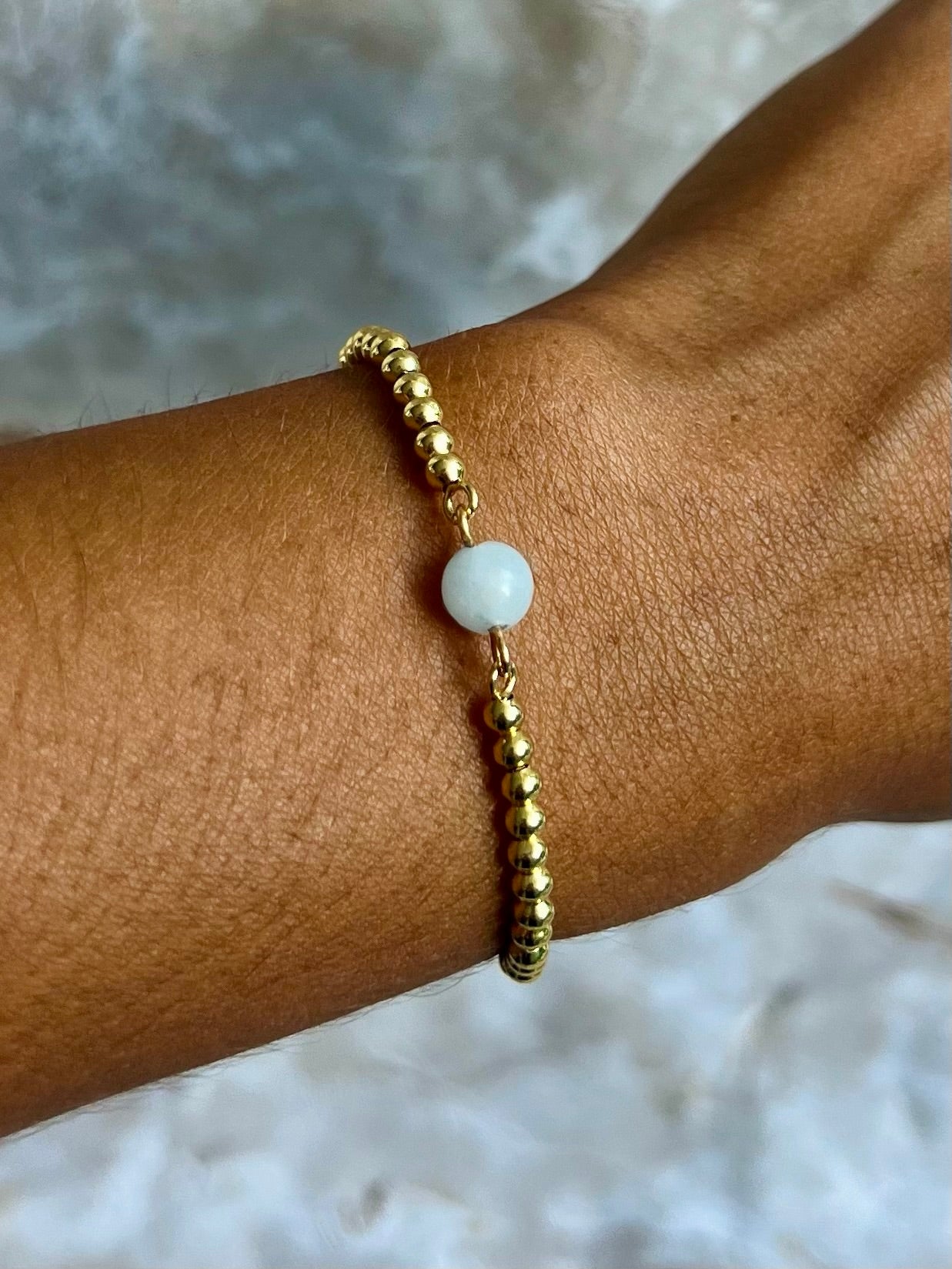 Aquamarine Adjustable Bracelet