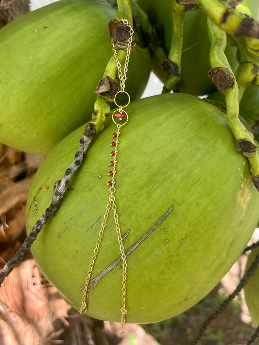 Corallium Hand Chain