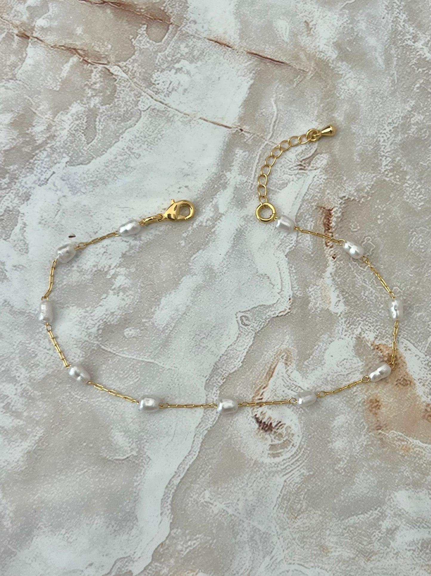 Pearls Chain Anklet