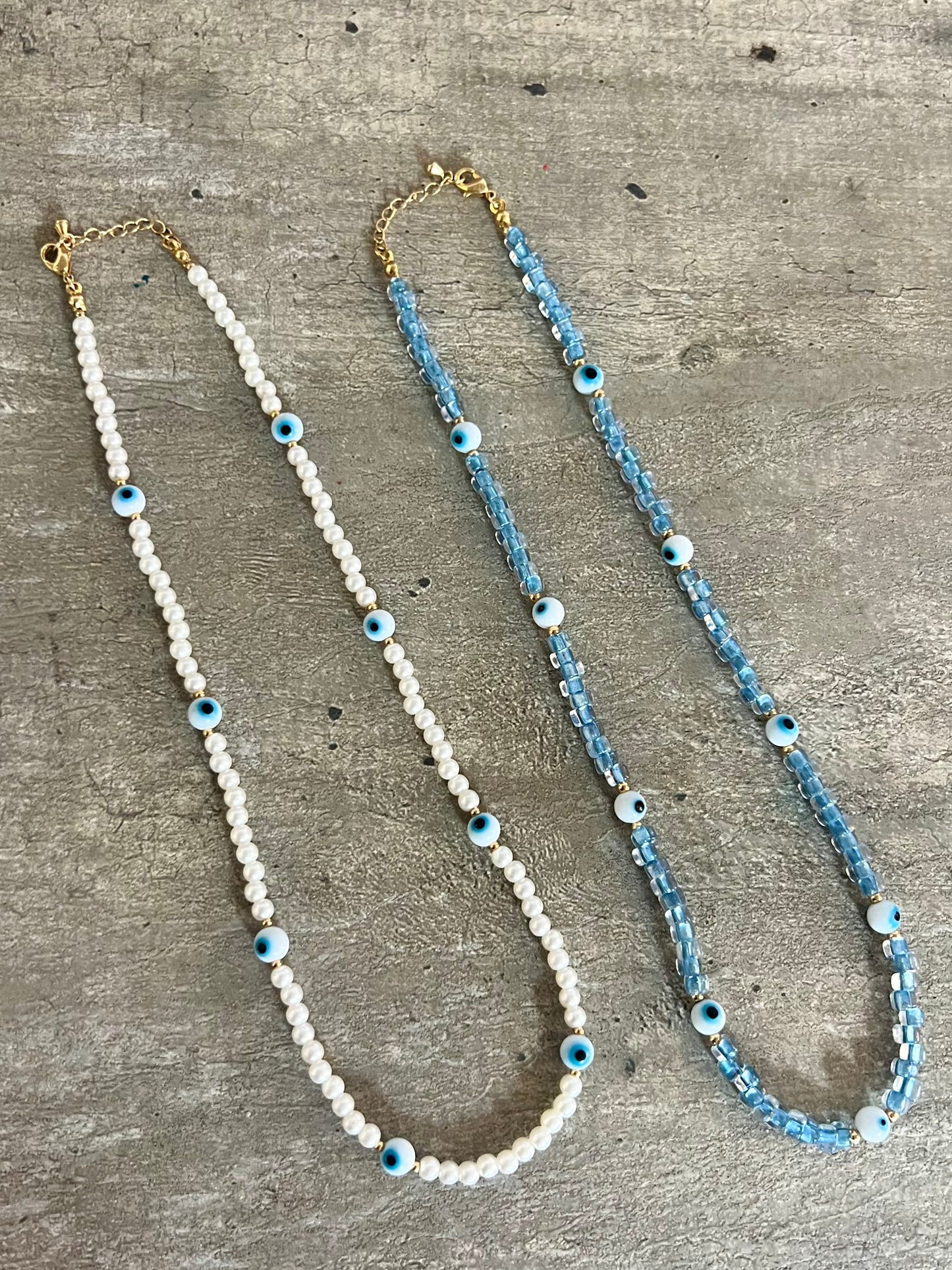 Evil Eye Beads Necklaces